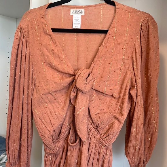 L⭐️SPACE Stay Golden Dress in Putty Size Medium - Picture 4 of 5